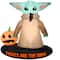 5.5ft. Airblown® Inflatable Halloween Star Wars The Child with Jack-O-Lantern